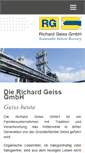 Mobile Screenshot of geiss-gmbh.de